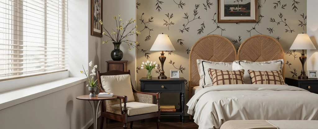 Modern Wooden Bed Frame With Double Arch Headboard For Bedroom