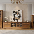 Classic Solid Wood TV Cabinet For Living Room