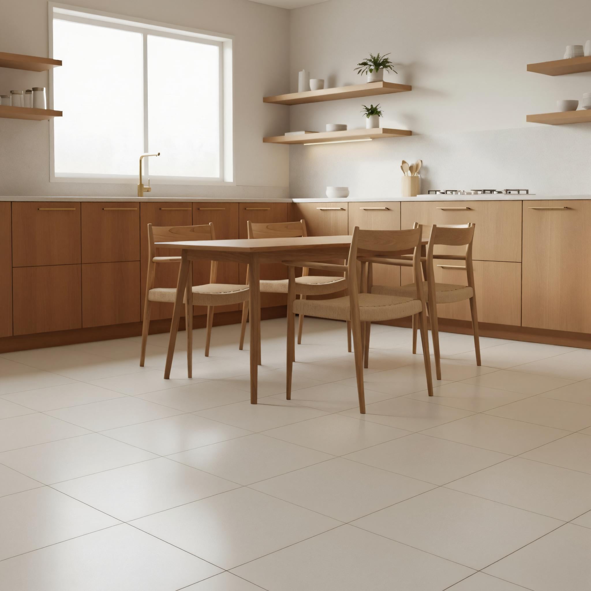 Scandinavian Wooden Dining Chair With Handwoven Seat