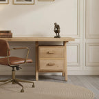 Farmhouse Solid Wood Office Desk For Home Office