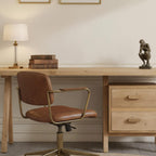 Farmhouse Solid Wood Office Desk For Home Office