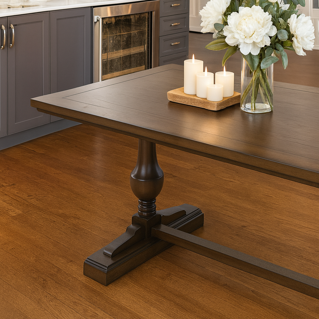 French Country Solid Wood Dining Table