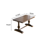 French Country Solid Wood Dining Table