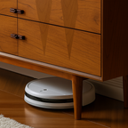 Mid-Century Wooden Cabinet With Diamond-Shaped Wood Inlay