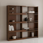 Mid-Century Wooden Open Bookshelf