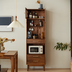 Mid-Century Wooden Sideboard For Dining Room