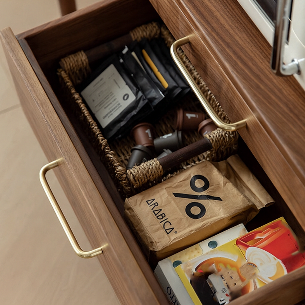 Mid-Century Wooden Sideboard For Dining Room