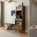 Mid-Century Wooden Sideboard For Dining Room