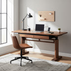 Modern Adjustable Wooden Office Desk For Home Office