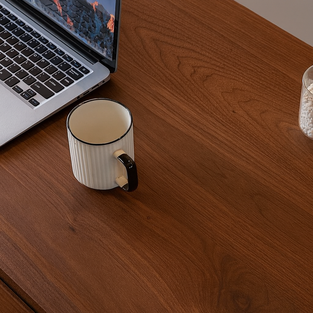 Modern Adjustable Wooden Office Desk For Home Office