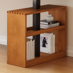 Modern Wooden Adjustable Standing Desk With Storage Shelves And Drawers For Home Office