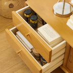 Scandinavian Rubberwood TV Stand For Living Room